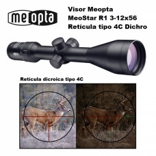 Visor Meopta Meostar R1 3-12x56  RD - 4C Dichro